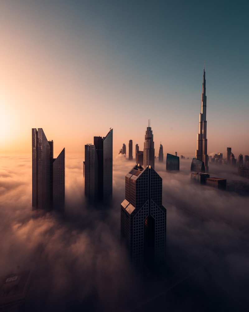 Luxury Dubai apartment with Burj Khalifa view
